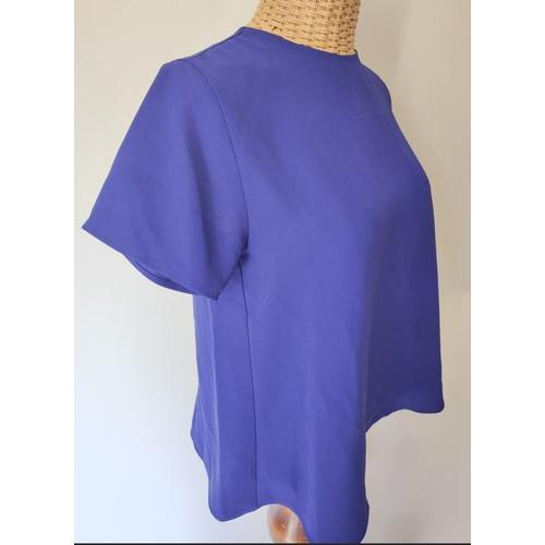 Top / Haut/ T-Shirt Uniqlo Xs Bleu