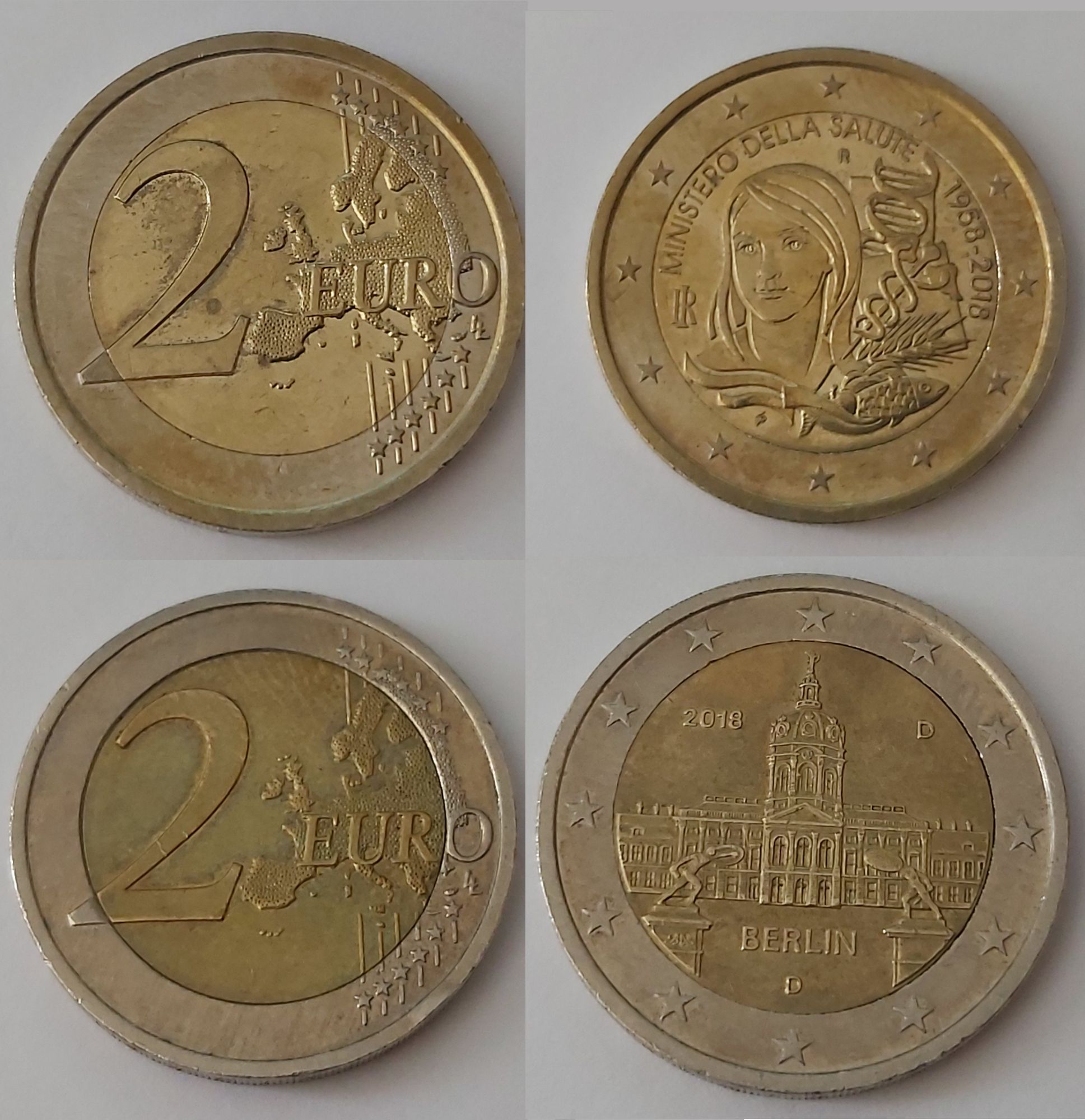 2 X Pieces Commemoratives