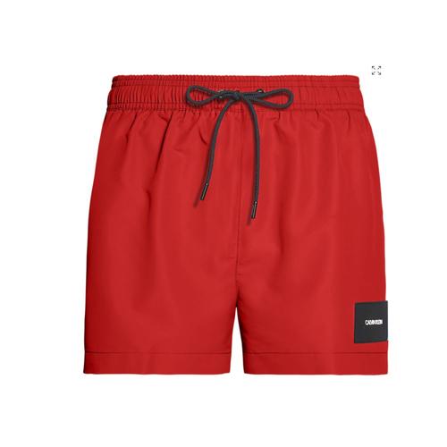 Maillot De Bain Calvin Klein Short Drawstring Homme Rouge