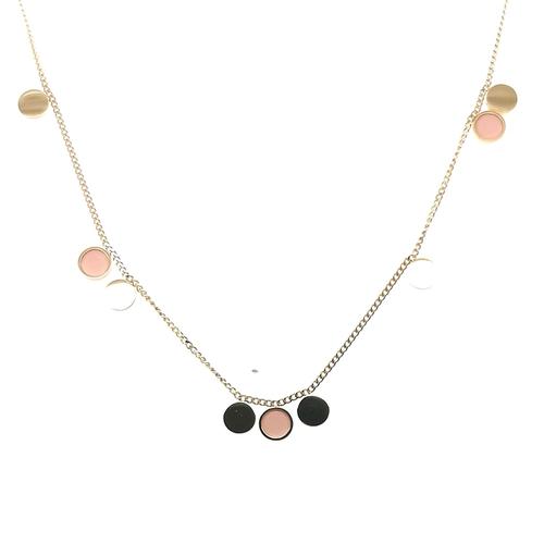 Collier Zag Bijoux Acier Doré