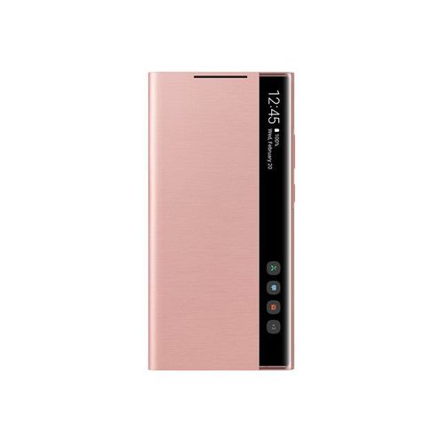 Samsung Smart Clear View Cover Ef-Zn985 - Étui À Rabat Pour Téléphone Portable - Bronze Mystique - Pour Galaxy Note20 Ultra, Note20 Ultra 5g