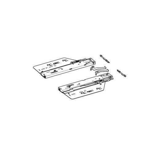 Système d'ouverture Push to open pour coulisses Actro YOU Silent System - 20 HETTICH