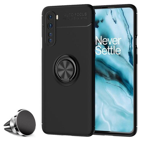 Coque Magnétique Aimantée Oneplus Nord 5g Avec Support Stand Voiture Magnétique À Grille D'aération Universel Sans Fil