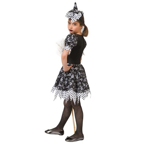 Déguisement Sorcière Candy Fille - Taille: 4-6 Ans (104 Cm)