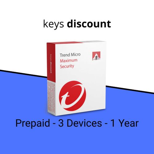 Trend Micro Maximum Security (3 Pc - 1 An)