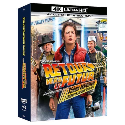 Retour Vers Le Futur : Trilogie - 4k Ultra Hd + Blu-Ray - Édition Boîtier Steelbook 35ème Anniversaire