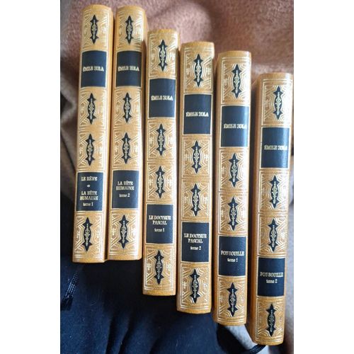 Lot De Livres Émile Zola : Le Rêve, La Bête Humaine T1 Et 2, Le Dr Pascal T1 Et 2, Pot Bouille T1 Et 2