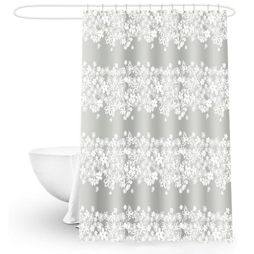 Rideaux De Douche En Tissu Polyester Imperméable, Rideau De Séparation Lumineux De Grande Largeur Avec Imprimé Surf Plage, Doublure De Rideau De Douche Pour Baignoire Et Salle De Bain Avec 12 Crochets Blancs, Plusieurs Tailles