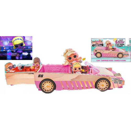Le coffret Voiture radiocommandée LOL Surprise de GP Toys comprend 1 voiture  R/C, 1 radiocommande avec volant directionnel, 1 poupée 'série…