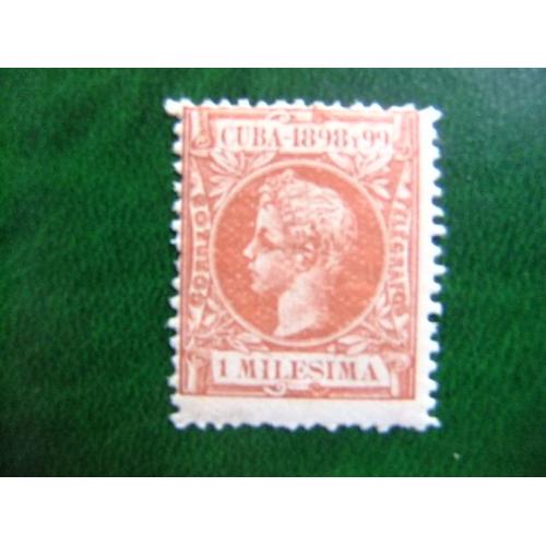 Cuba 1898 Rey Alfonso Xiii Edifil 154 * Mh Yvert 102 * Mh