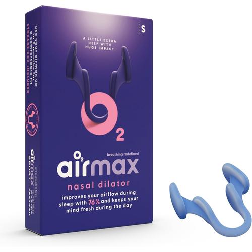 Airmax Dilatateur Nasal | 76% Plus D'air | Anti Ronflement | Respiration Nasale Libre Pendant Votre Sommeil | Pack 3 Mois - 1x 