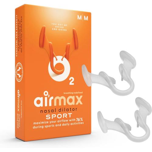 Airmax® - Contre La Congestion Nasale - Plus Le Débit D'air Par Le Nez! -> Plus D'oxygène Dans Les Poumons - Version Sport -