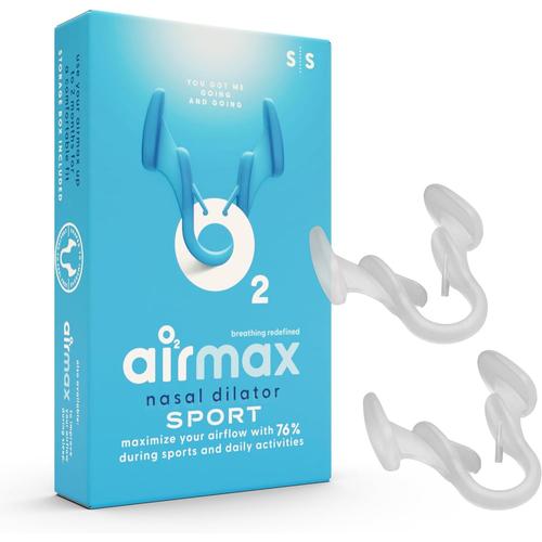 Airmax Dilatateur Nasal - Contre La Congestion Nasale - Plus Le Débit D'air Par Le Nez! - Plus D'oxygène Dans Les Poumons - Version