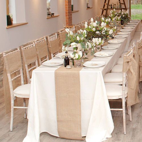 Chemin De Table En Toile De Jute Vintage, Rustique, Minable, Hessien, Pour Mariage, Festival, Fête, Décorations Rigour