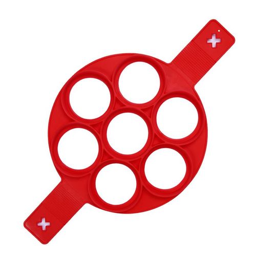 Crêpière En Silicone Antiadhésive, Ustensile De Cuisine En Forme De C?Ur, Cuiseur D'?Ufs, Moule Pour La Cuisson Des ?Ufs, Accessoire De Cuisine