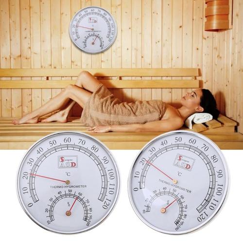 Thermomètre et hygromètre 2 en 1 pour Sauna, appareil de mesure de la température et de l'humidité 0-120 ¿ 10%-100% RH, mécanique de haute précision