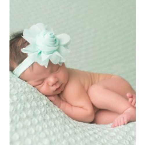 Bandeau Serre Tête Hairband Rose Cheveux Bleu Turquoise Photo Bébé Fille Enfant Femme Élastique Extensible Chouchou Barrette Tulle Organza Coiffure