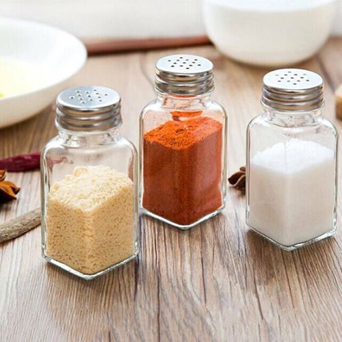 Boîtes D'assaisonnement En Verre Hi, Bocal À Épices, Salière, Outils De Cuisine, 1 Pièce