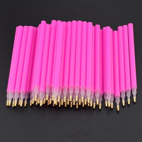 Crayon À Double Tête Pour Broderie Diamant, 10 Pièces, Accessoires, Outils De Bricolage, Peinture Artisanale, Points De Strass Carrés Et Ronds