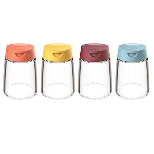Bocaux À Épices En Verre À Double Ouverture, Ensemble De Bocaux D'assaisonnement, Bouteilles De Poivre, Salière, Organisateur De Stockage Pour Cuisine