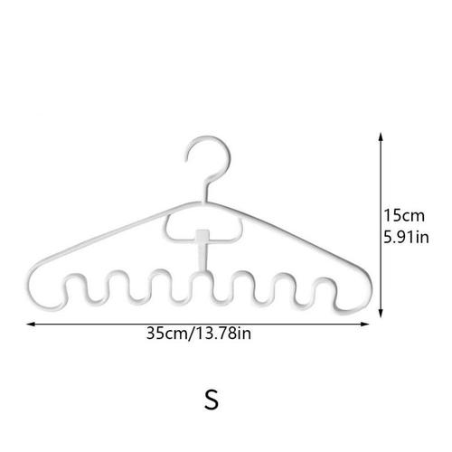 1/2PCS Cintre Crochet Cintre Multi-port Soutien Cintres Pour Vêtements Écharpe Séchage Rack Portemanteau En Plastique Placards de Chambre À Coucher