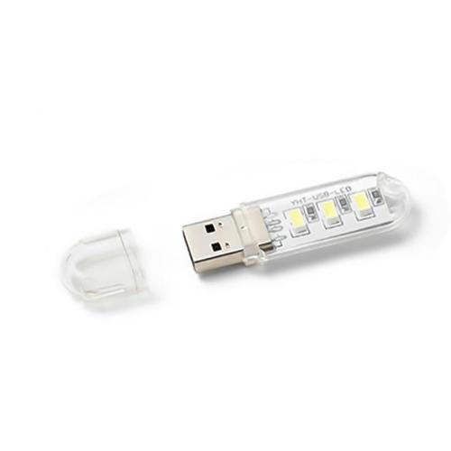 Mini Lampe De Bureau À 3/8 Led, Alimentée Par Usb, Idéale Pour La Lecture De Livres, Compatible Pc, Portable, Gadgets Pour La Maison, Dc 5v