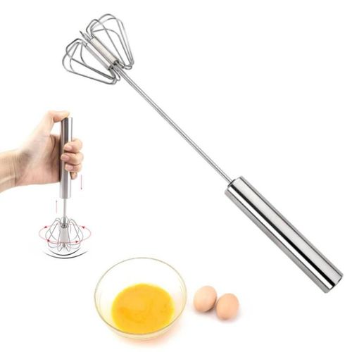 Batteur À ?ufs Semi-Automatique Portable En Acier Inoxydable, Outils De Cuisine, Agitateur À Fouet, Presse Assad, Ustensiles À Distance Pour Crème