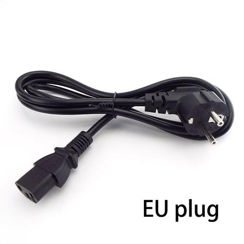 Câble d'alimentation ca IEC C13, 1.5m, connecteur en fil de cuivre, rallonge pour moniteur d'imprimante pour PC