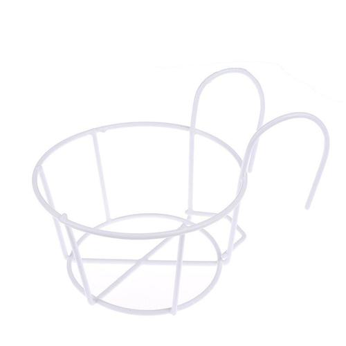 Supports En Fer Pour Plantes De Jardin, Fournitures De Jardin De Haute Qualité, Balcon, Pot De Fleur Rond, Clôture De Garde-Corps T1, Extérieur, 1 Pièce