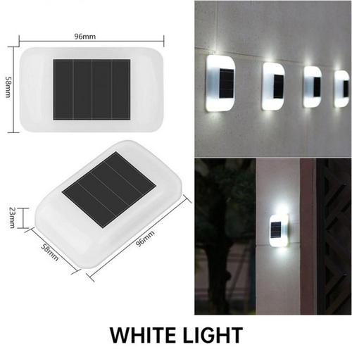 Lampe Led Solaire D'extérieur Étanche, Contrôle Intelligent De La Lumière, Luminaire Décoratif D'intérieur, Idéal Pour Un Jardin, Une Cour Ou Un Couloir