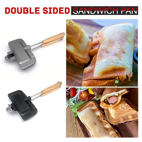Poêle À Sandwich Double Face Antiarina Pliable, Grill, Poêle À Frire Pour Jxtoast, Machine À Petit Déjeuner, Crêpière, Outils De Cuisine