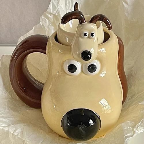 Tasse En Céramique Wallace & Gromit Pour Garçons Et Filles, Tasse À Café De Grande Capacité, Petit-Déjeuner, Lait, Avoine, Dessin Animé Mignon, Cadeaux Créatifs, Nouveau, 2022