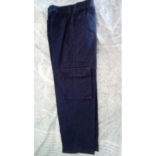 Pantalon Marine Garçon 6 Ans 100 % Coton Multipoches