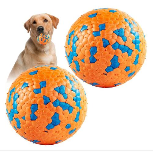 2pcs Balle Chien, Balle Chien Indestructible, Balle Pour Chien, Balle De Tennis Pour Chien, Balle Tennis Chien, Jouet Interactif Chien, Balle Pour Chien Indestructible - ¿7 Cm