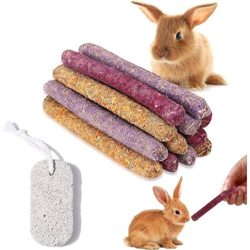 Bâtonnets De Foin Timothyjouets À Mâcher Pour Lapins, 12 Pièces Baton Foin, Bâtonnet Lapin, Baton Foin Lapin, Jouet Foin Lapin, Pour Lapin Chinchilla Hamster Écureuils Broient Les Dents