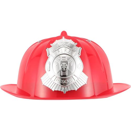 Chapeau De Pompier Pour Enfants Casque De Chef Des Pompiers Pour Enfants Accessoire De Costume De Casque De Pompier Chapeau En Plastique Dur De Pompier Accessoire De Cosplay