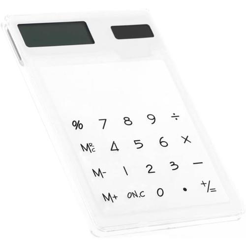 blanc blanc Calculatrice du système Solaire Petite Calculatrice de Bureau Petite Calculatrice Solaire Calculatrice Scientifique Toucher
