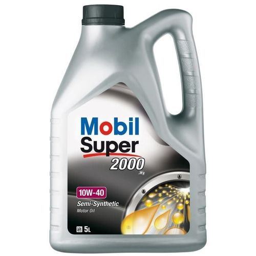 Mobil Huile Moteur Voiture Tourisme Essence Super 2000 - 10w40 - Semi Synthetique - 5l