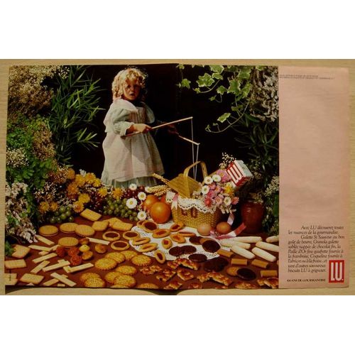 Publicité Papier - Biscuits Lu De 1982
