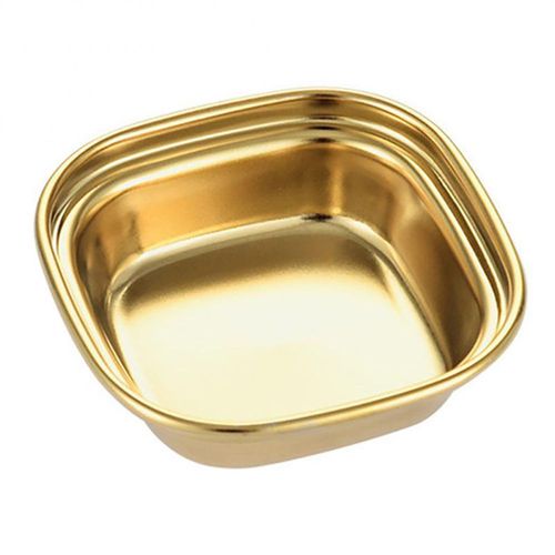 Assiettes À Épices En Acier Inoxydable, Petit Plat Divisé En Huile, Saucière, Plateau De Service