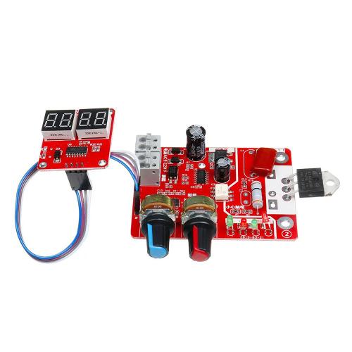 Soudeuse par points Module 40A 100A Machine De Soudage Par points de Contrôle Ajuster le Temps Transformateur de Courant Contrôleur Panneau Accessoires