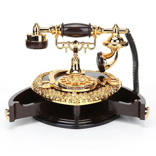 Boîte À Musique En Forme De Téléphone, Style Européen Rétro, Cadeaux Créatifs, Rangement De Bijoux, Étui Organisateur, Ornements Décoratifs Pour La Maison