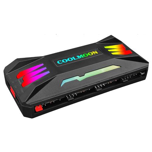 Col'hymoon-Contrôleur Argb À 4 Broches, Pwm, 5v, 3 Broches, Ventilateur De Refroidissement, Télécommande Intelligente Pour Asus Gelée, Châssis, 5v Argb Ahatchwatch