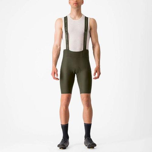 Espresso Bibshort - Cuissard Vélo Homme Deep Green L - L