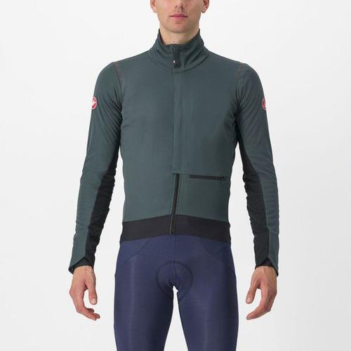 Alpha Doppio Ros Jacket - Veste Vélo Homme Rover Green / Black Reflex / Silver Xl - Xl