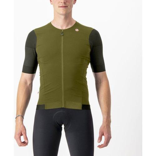 Premio Black Jersey - Maillot Vélo Homme Avocado Green / Deep Green L - L