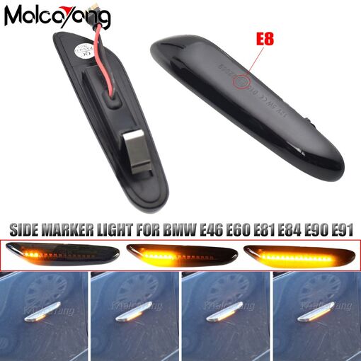 2pcs Led Dynamique Fender Lumi�re Feu De Position Lat�ral Po... - 3
