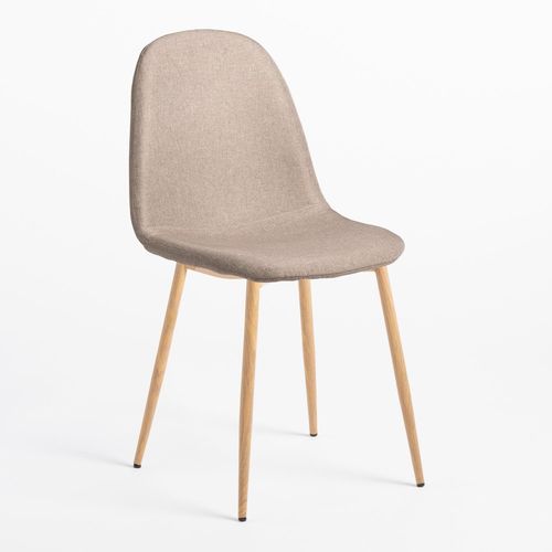 Pack 4 Chaises De Salle À Manger Glamm Bois Naturel