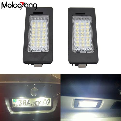 No Brave Led Planner Plate Light, Number Lamp, 12v, Blanc, Bmw E39, E60, E61, E70, E71, E82, E90, E91, E92, E93, 1, 3, 5 Series, 2x, 6000k