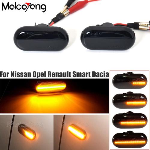 Feu Clignotant Led Pour Dacia Duster Dokker Lodgy Renault Megane 1 Clio1 2 Kangoo Espace Smart, 2 Pièces